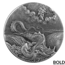 2020 2 oz Scottsdale Biblical Series Destruction of Leviathan Silver Coin