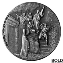 2020 2 oz Scottsdale Biblical Series Resurrection of Lazarus Silver Coin