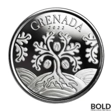 2022 1 oz EC8 Grenada Nutmeg Tree Silver Coin (BU)