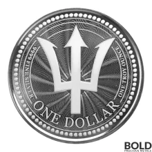 2023 1 oz Barbados Trident Silver Coin