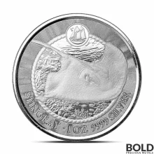 2023 1 oz Cayman Islands Stingray Silver Coin