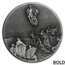 2018 Silver 2 oz Scottsdale Biblical Series - The Ascension of Christ