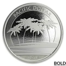 2018 1 oz Fiji Pacific Silver Dollar