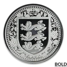 2018 1 oz Gibraltar Royal Arms of England Silver Coin (BU)