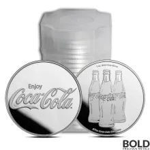 1 oz Coca Cola Silver Round .999 Fine (Tube of 20)