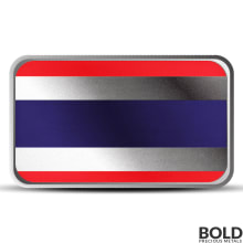 1 oz Thailand Country Flag Silver Bar (Colored)