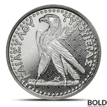 2024 1 oz St. Helena Shekel of Tyre Replica Silver Coin (BU)