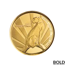 2022 Gold 1/10 oz Cameroon Cheetah BU