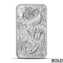 Perth フォト200枚大量セット! 2024 1 oz Australia Perth Rectangular Dragon Silver Coin (BU)