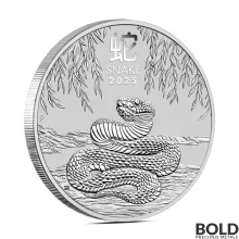 2025 2 oz Perth Lunar Year of the Snake Silver Coin (BU)