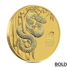 2025 1/2 oz Perth Lunar Year of the Snake Gold Coin (BU)