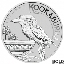 2022 Silver 10 oz BU Perth Australia Kookaburra