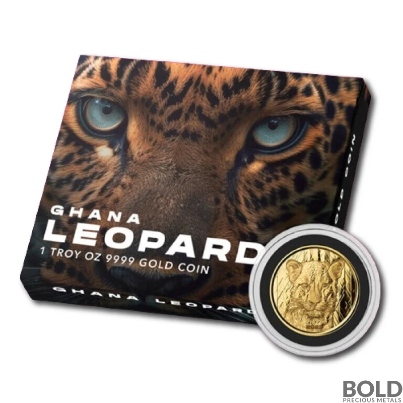 2023 1 oz Ghana Leopard Gold Coin (Proof)