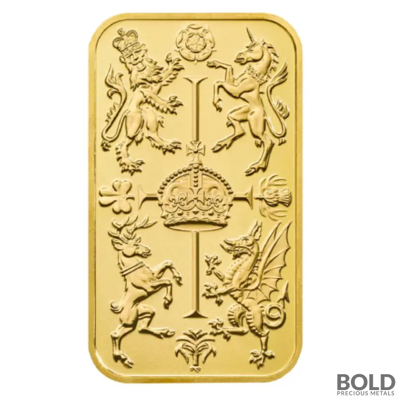 コレクション THE  MINT 1g Gold Bar 1 gram Gold Bar - Royal Mint Britannia - 999.9 Fine in Assay