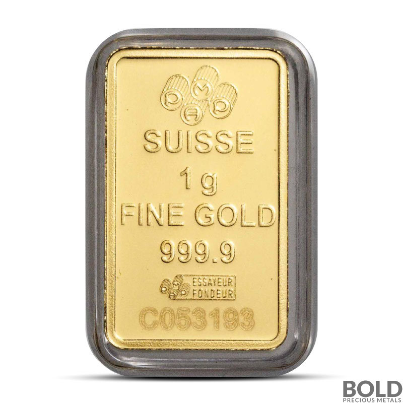 1 Gram PAMP Rosa Gold Bar