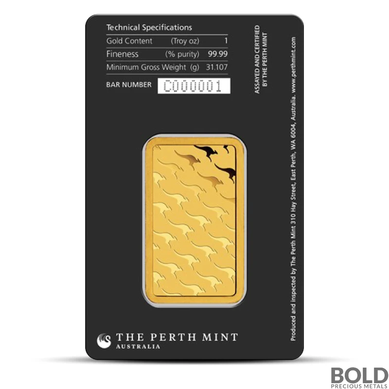 Gold Bar Perth - 1 oz