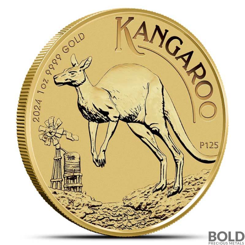2024 1 oz Perth Kangaroo Gold Coin (BU)