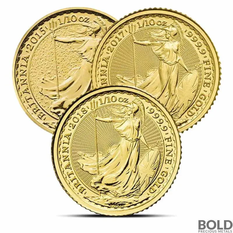 THE  MINT Britannia 1/10オンス金貨 Britannia 2023 1/10 oz Gold Bullion Coin (King Charles III)