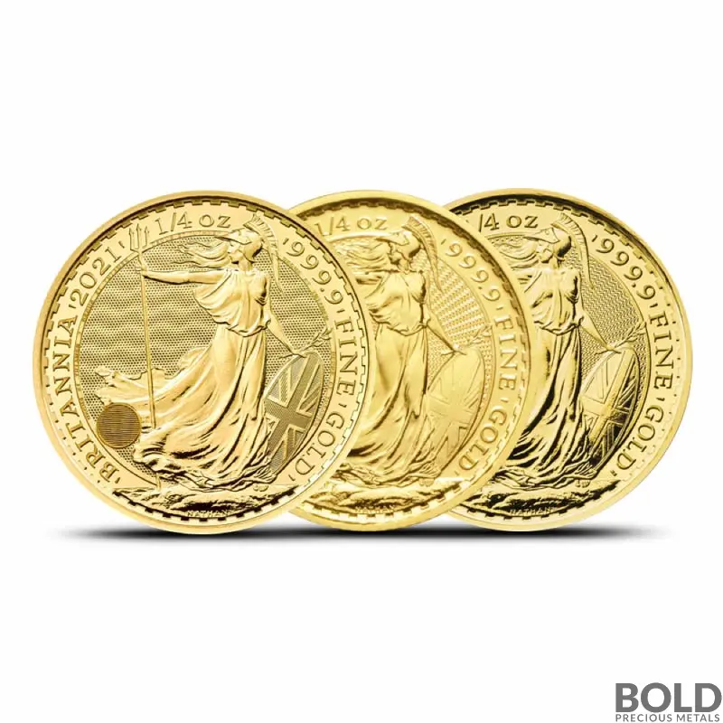 1/4 oz Gold Coin | BOLD Precious Metals