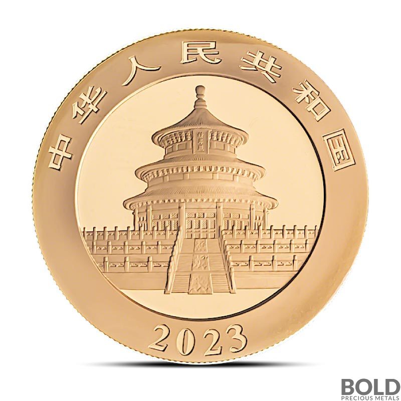 2023 30 Gram China Panda Gold Coin (BU)