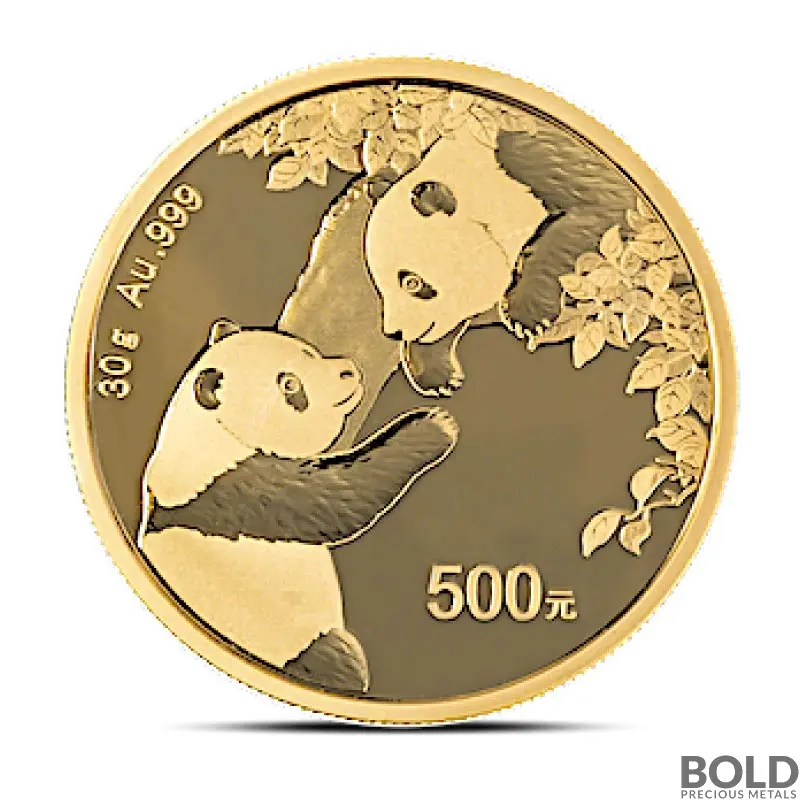 2023 30 Gram China Panda Gold Coin (BU)