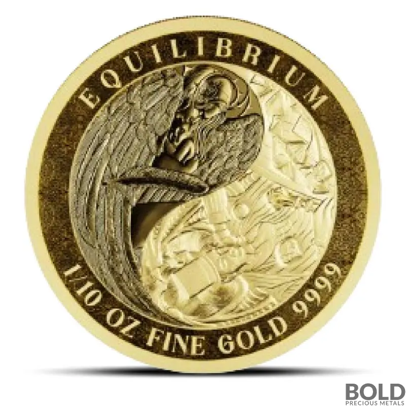 2024 1/10 oz Tokelau Equilibrium Gold Coin (Proof-like)