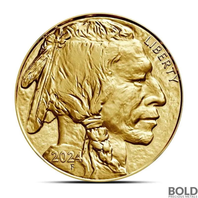 2024 1 oz America Buffalo MS70 CAC Gold Coin (First Delivery)