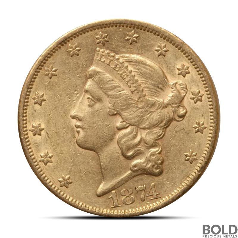 $20 Liberty Double Gold Eagle Coin (XF)