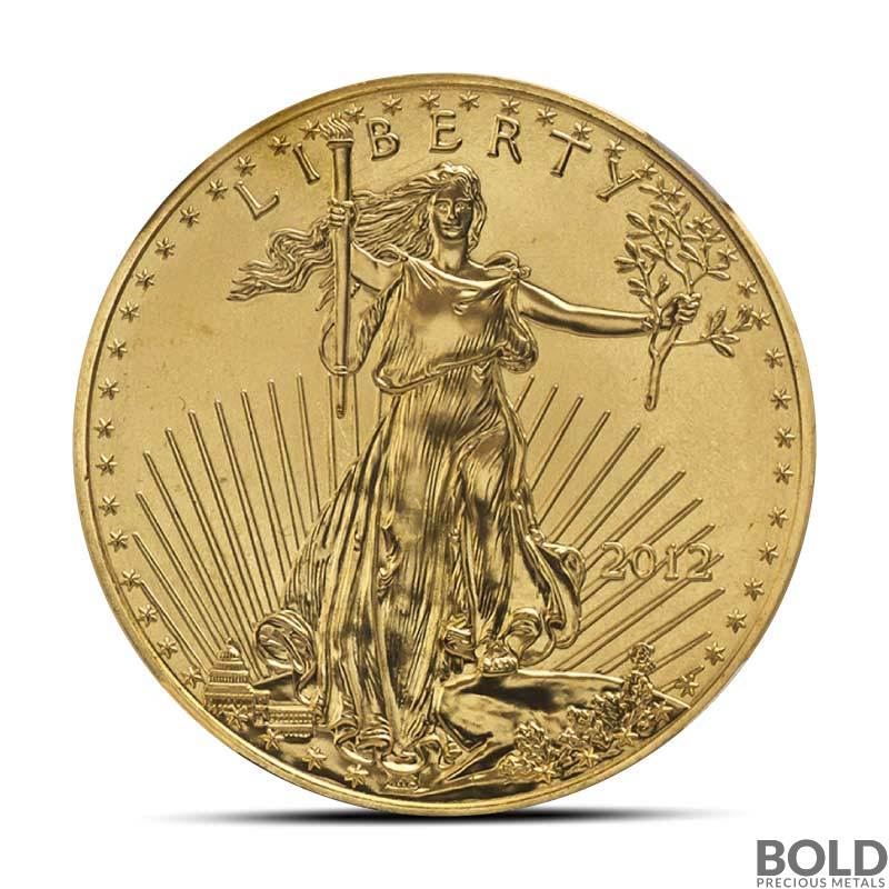 1 oz America Eagle MS70 NGC Gold Coin (Early Releases)