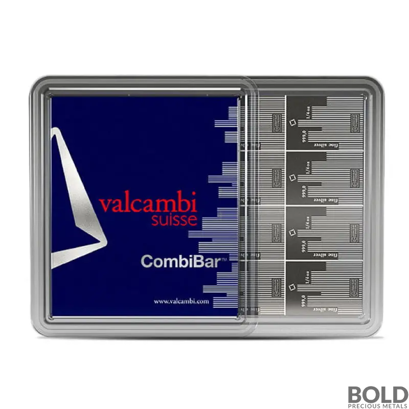 4 oz Valcambi Skyline Silver Bar (16x1/4 oz)