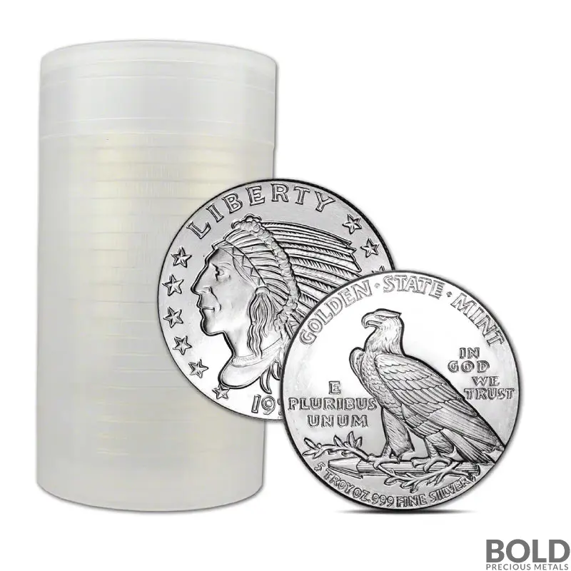 Buy 5 oz Silver Rounds | .999 Fine, Low Premiums