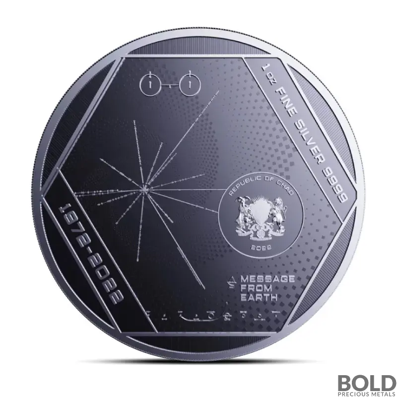 2022 1 oz Chad Pioneer Plaque Silver Coin (BU)