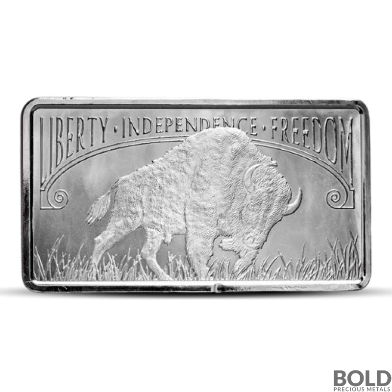 10 oz Liberty Trade Buffalo Silver Bar