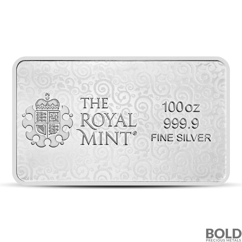 2024 100 oz British Una and Lion Silver Bar