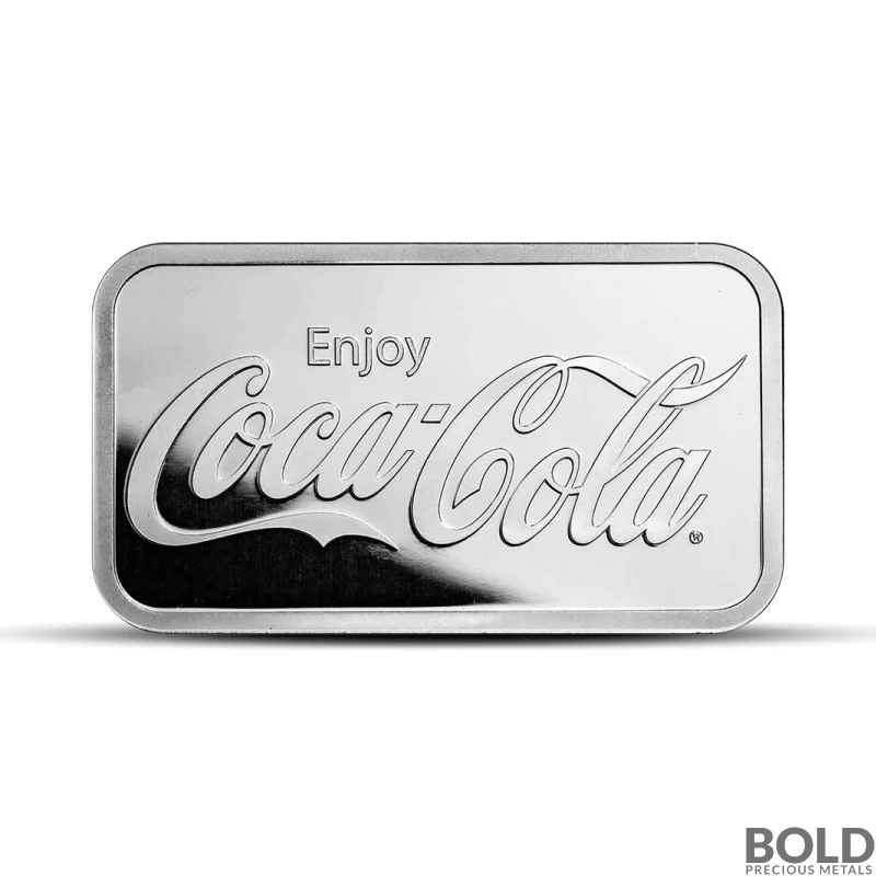 5 oz Coca Cola Silver Bar