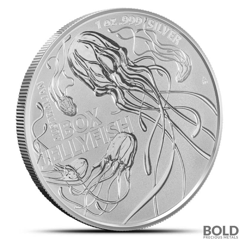 2023 1 oz Australia's Most Dangerous: Box Jellyfish Silver Coin (BU)