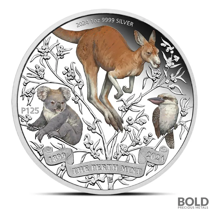 2024 Perth Mint 125th Anniversary Silver (Proof, 4 Coins )