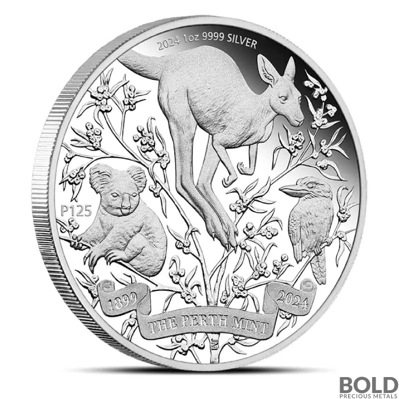 2024 1 oz Perth Mint's 125th Anniversary Silver Coin (Proof)