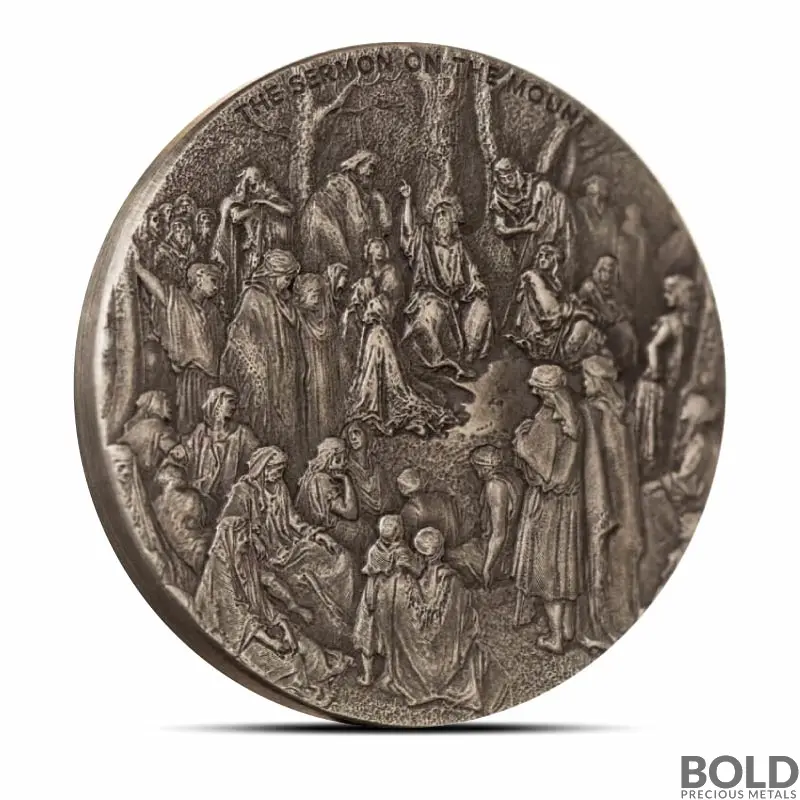 2023 2 oz The Sermon on the Mount Biblical Series Silver Coin