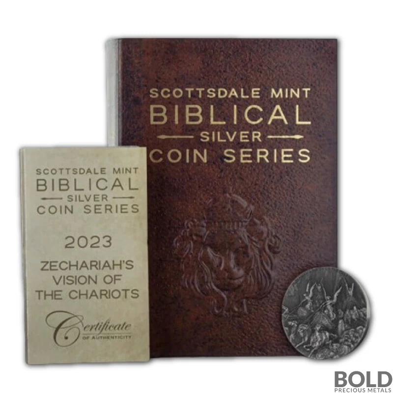 2023 2 oz Zechariah's Vision Biblical Series Silver Coin