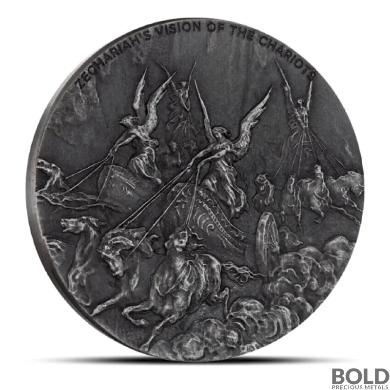 2023 2 oz Zechariah's Vision Biblical Series Silver Coin