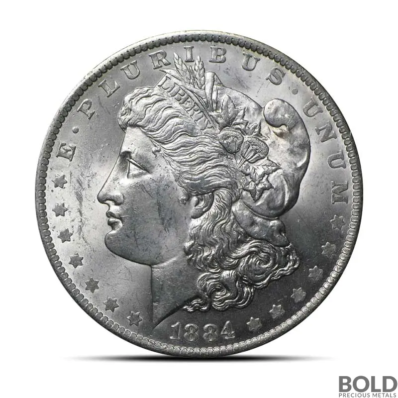 1884-O Morgan Silver Dollar (BU)