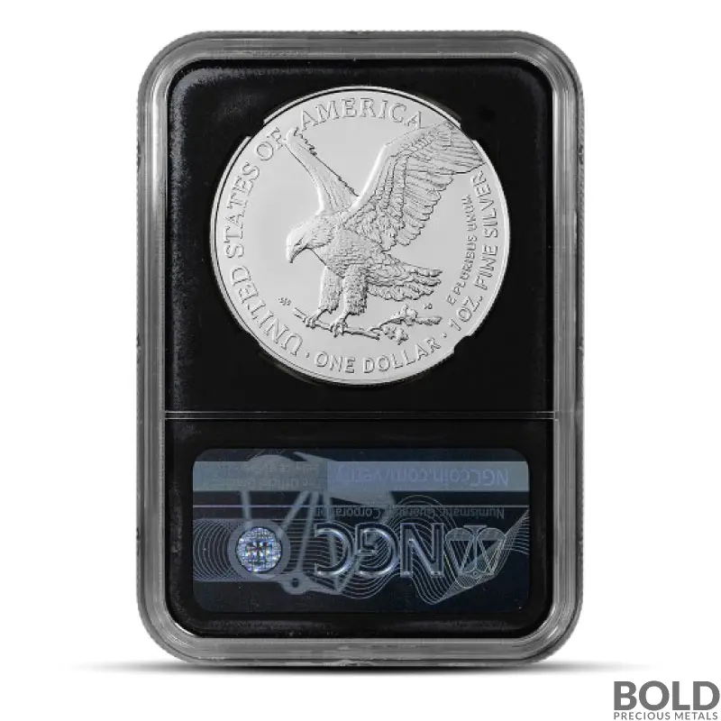 2024 NGC MS-70 イーグル銀貨　FIRST DAY 2024 $1 1-oz Silver Eagle NGC MS70 FR | GovMint.com