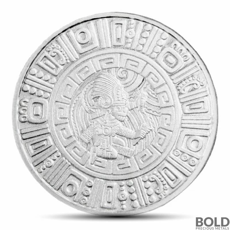 1 oz Aztec Water Deity Silver Round