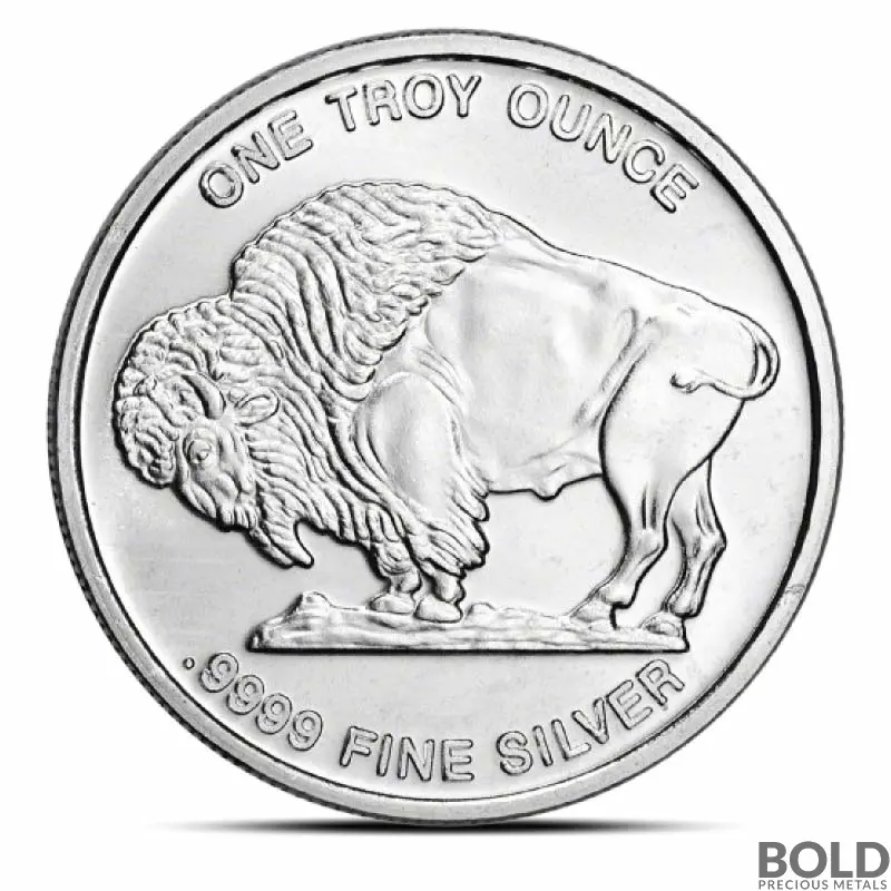 1 oz Buffalo Silver Round (CNT Minting)