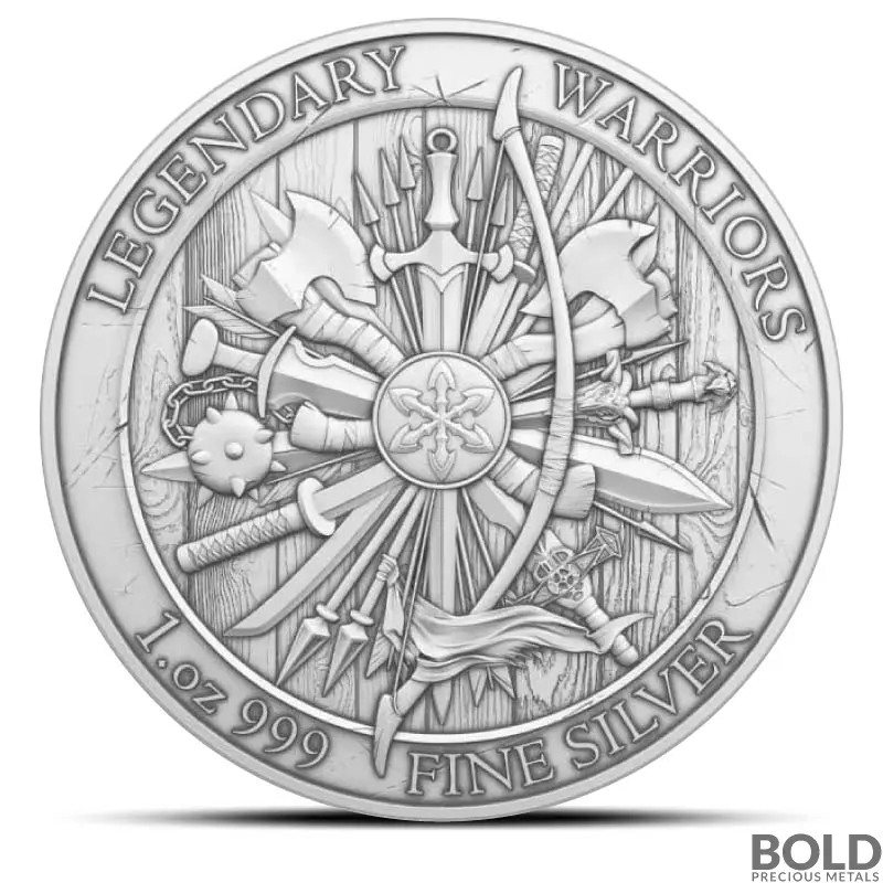 1 oz Legendary Warriors: Geronimo Silver Round (BU)