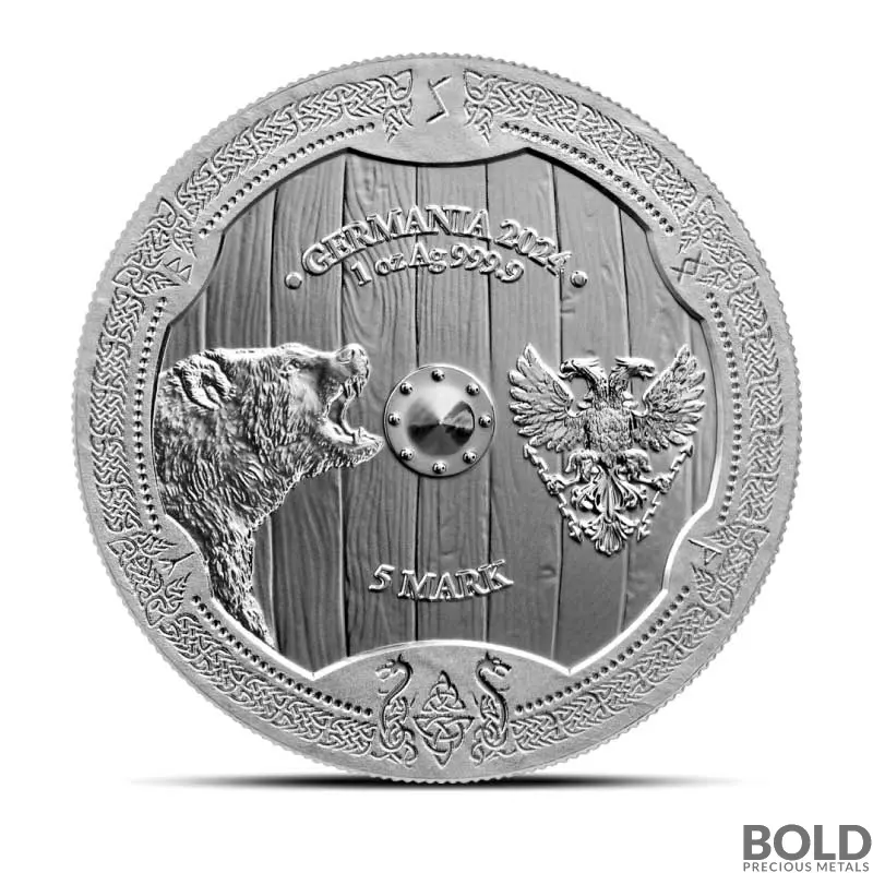 2024 1 oz Germania Valkyries Solveig Silver Coin (BU)