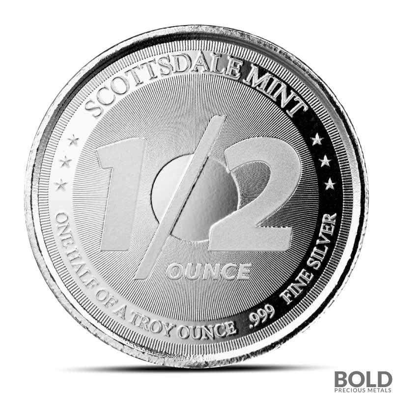 1/2 oz Scottsdale Lion Silver Round