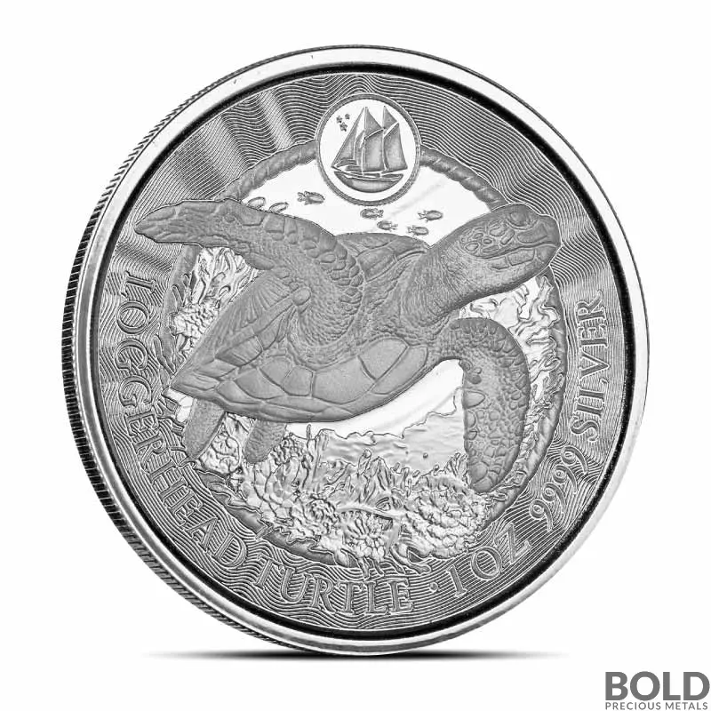 2023 1 oz Cayman Islands Loggerhead Turtle Silver Coin