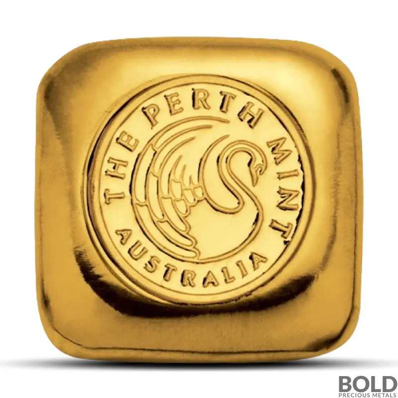1 oz Perth Gold Bar (Cast)